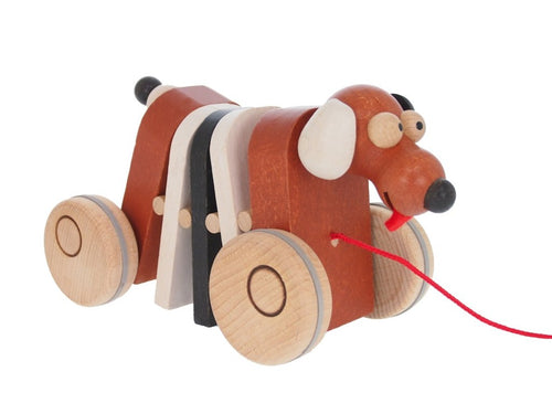 Pull along 'Clapper' Dog