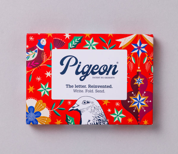 Festive Pigeon Letter Paper 6-pack
