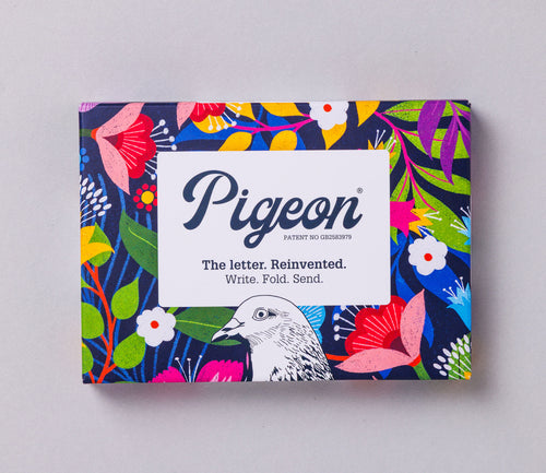 Floral Fantasia Pigeon Letter Paper 6-pack