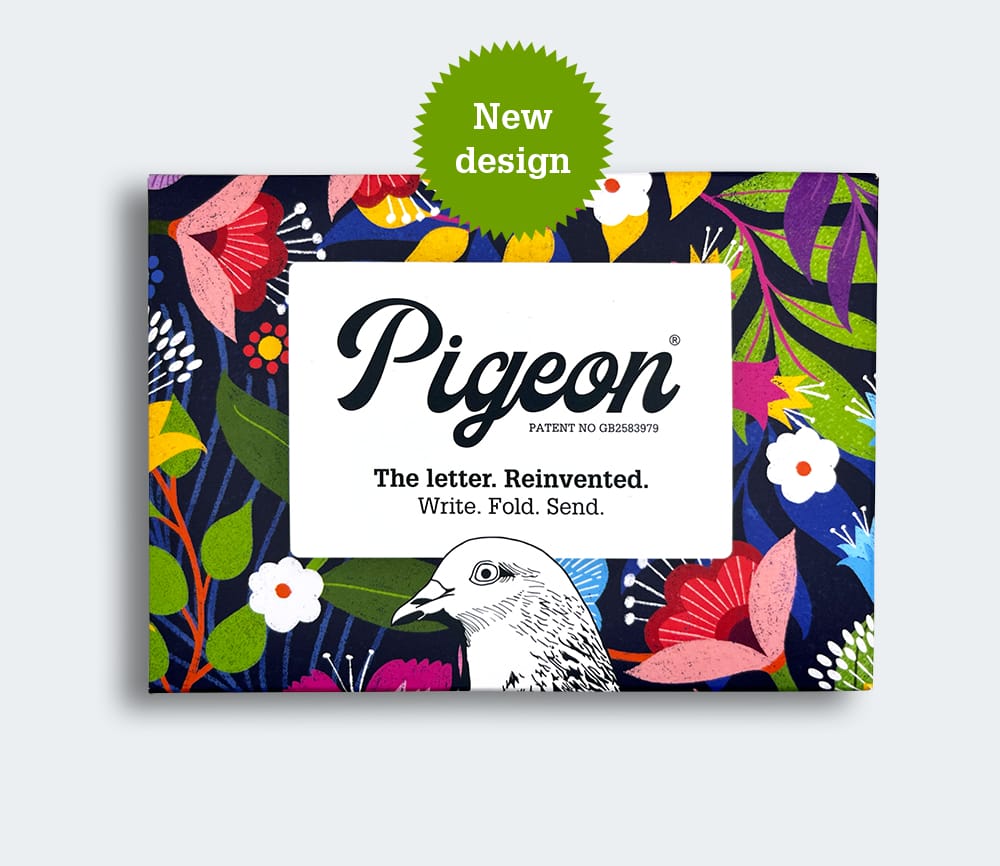 Floral Fantasia Pigeon Letter Paper 6-pack