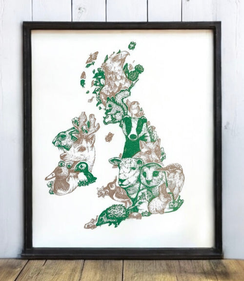 The British Isles - Risograph Print LE 50 Pieces