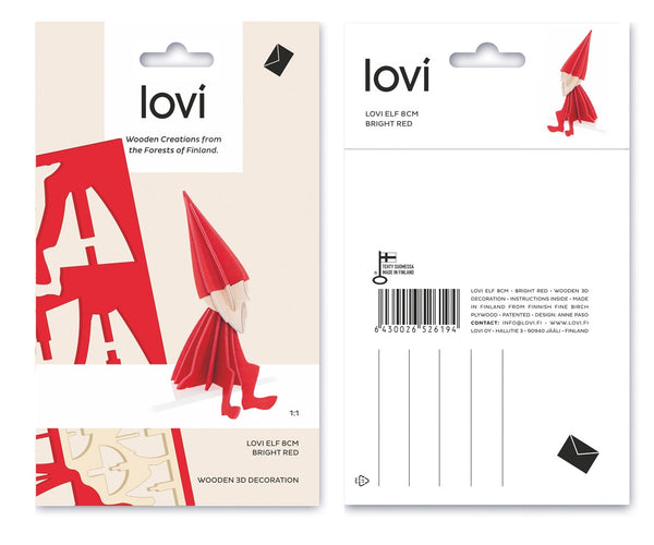 Elf 8cm - Choice of Colour