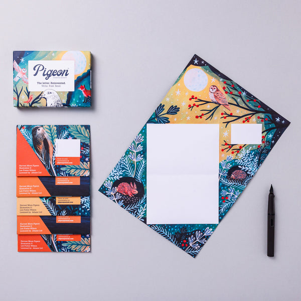 Harvest Moon Pigeon Letter Paper 6-pack