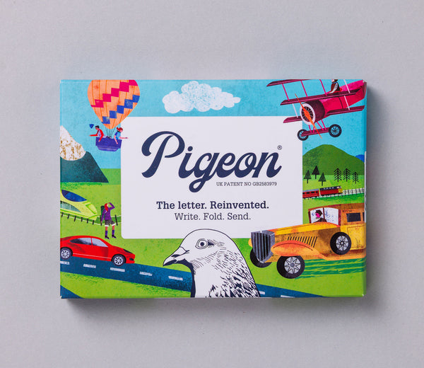 Hop On Board Pigeon Letter Paper 6-pack