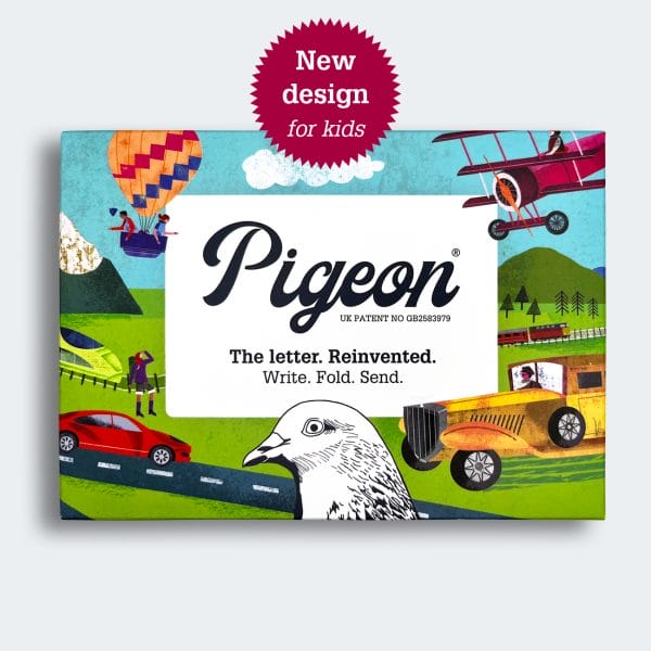 Hop On Board Pigeon Letter Paper 6-pack