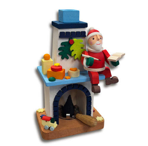 Santa Claus & Fireplace Incense Smokehouse
