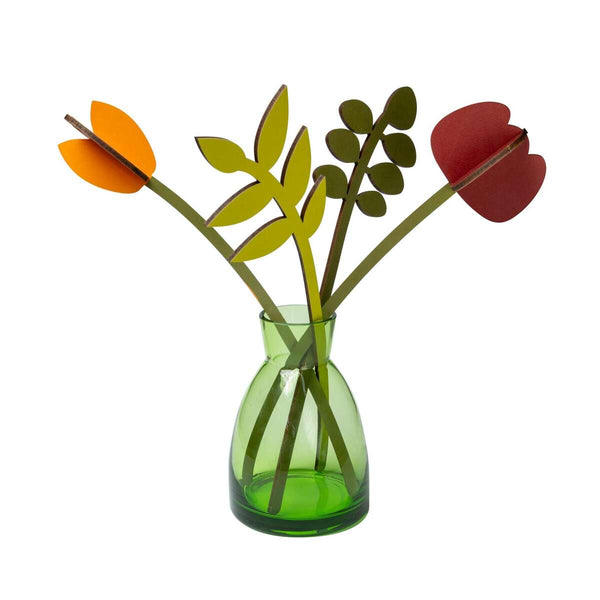 Everlasting Wooden Spring Flower Bouquet