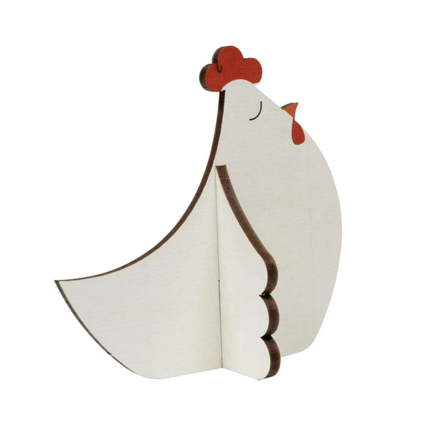 Hanging Wooden Easter Decorations (set of 6)