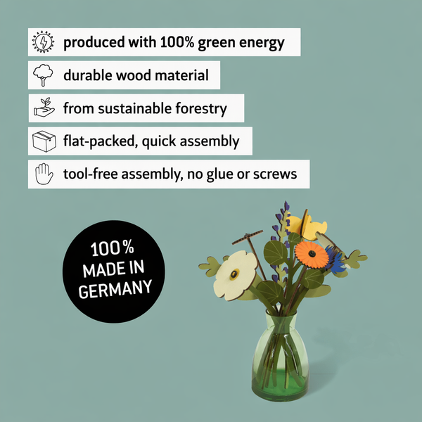 Forever Wooden Flower Bouquet