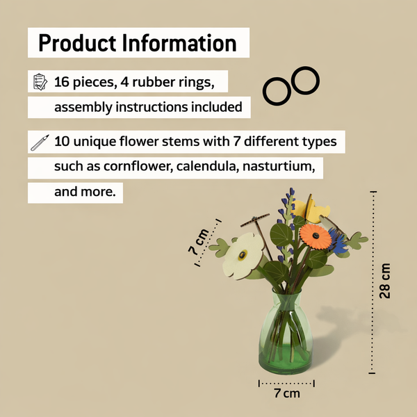 Forever Wooden Flower Bouquet