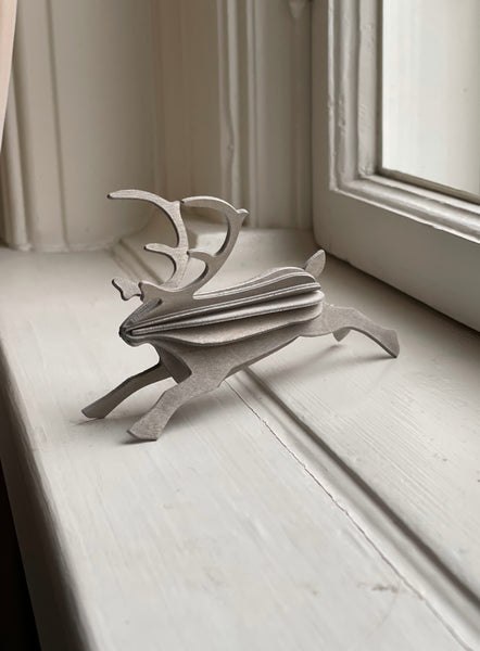 Reindeer 8cm Grey
