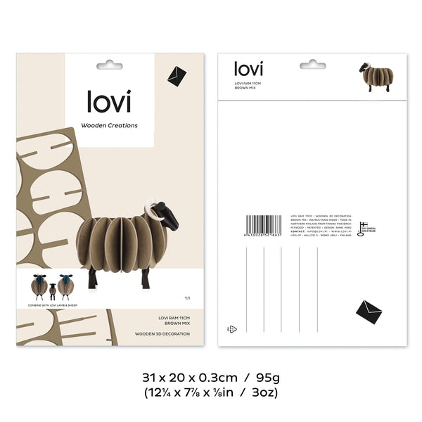 Ram 11cm - Choice of Colour