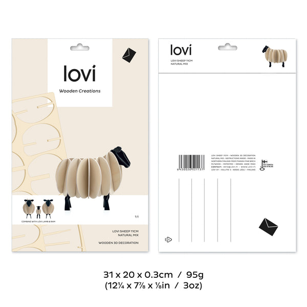 Sheep 11cm - Choice of Colour