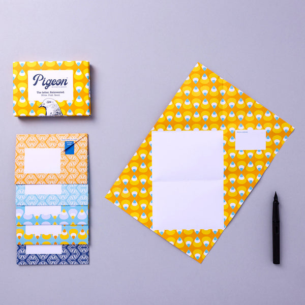 Pencil Pigeons Letter Paper 6-pack