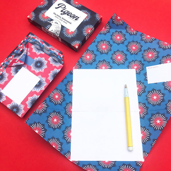 Starburst Pigeon Letter Paper 6-pack