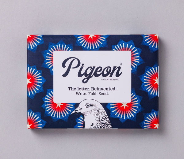 Starburst Pigeon Letter Paper 6-pack