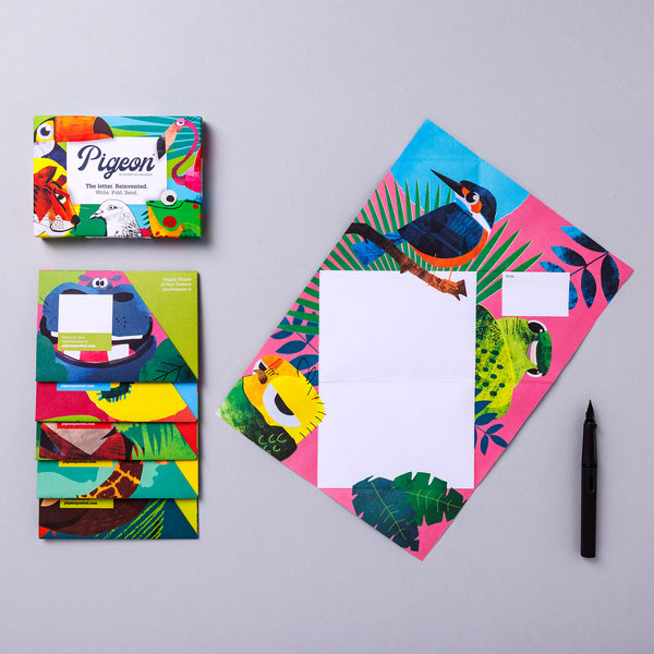 Wild Lives Pigeon Letter Paper 6-pack