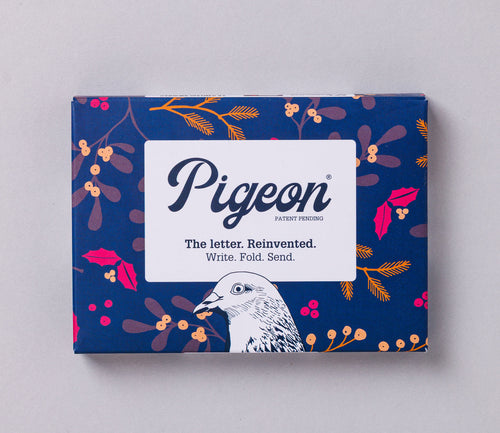 Winter Berries Pigeon Letter Paper 6-pack
