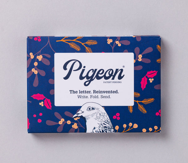Winter Berries Pigeon Letter Paper 6-pack