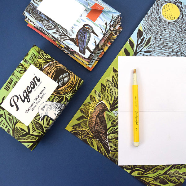 Wonderfully Wild Pigeon Letter Paper 6-pack