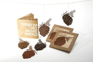 Pine Cone Autumn Shades Card Garland