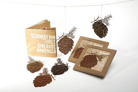 Pine Cone Autumn Shades Card Garland
