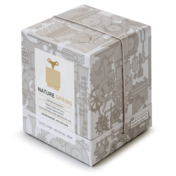 NATURE SPRING Ash Music Box