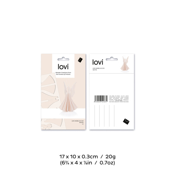 Angel 6.5cm Translucent White