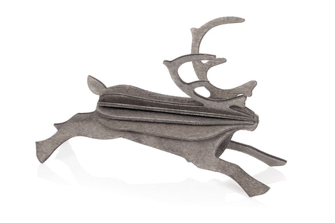 Reindeer 8cm Grey