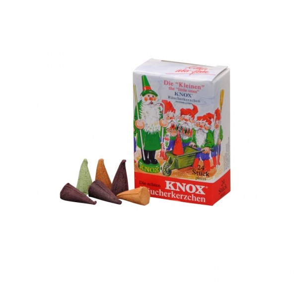 Knox - Small sized Incense Cones (24 pack) - Variety Pack