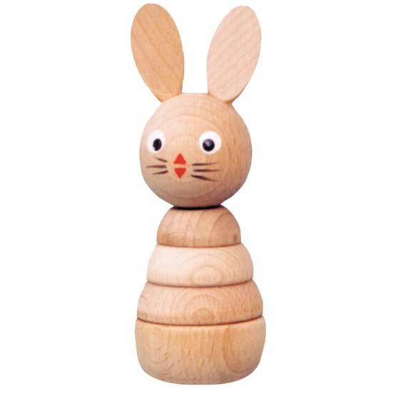 Miva - Stacking Rabbit Puzzle (Choice of colour)