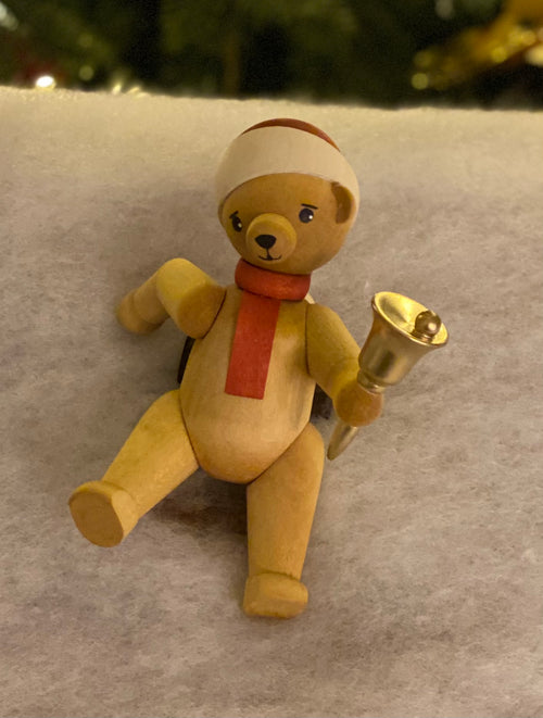 Teddy with Christmas bell