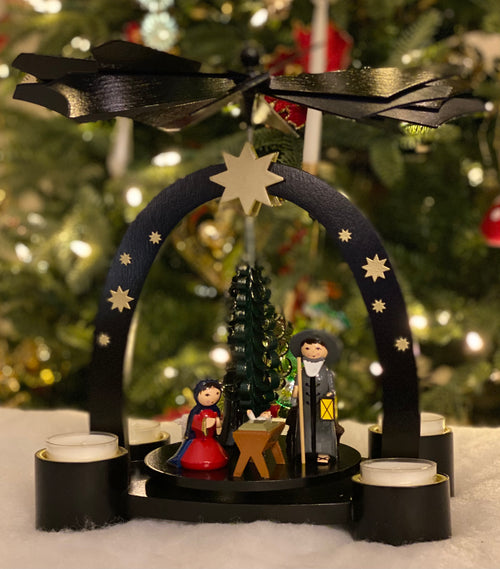 Bow Nativity Scene