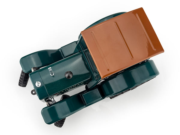 Birds eye view of dark green Kovap Hanomag R40 tractor