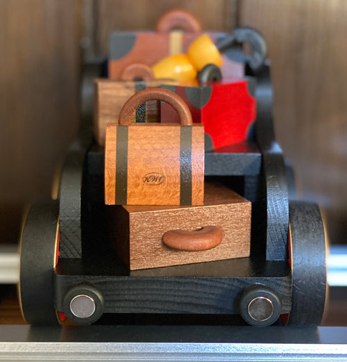 Wagon for Train with Luggage