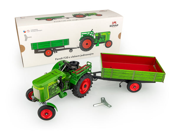 Kovap - Fendt F20 tractor with single-axle trailer