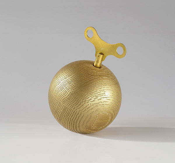 Golden Oak Music Box - Oak Wood Gold Brushed