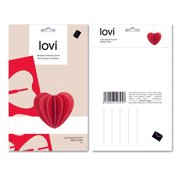 Lovi Heart 4.5cm - Choice of colour