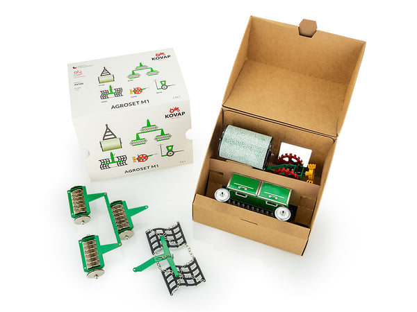 Kovap tractor accessories set with tools, with opened box 