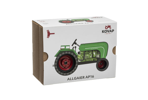 Kovap green Allgaier AP16 tractor white box 
