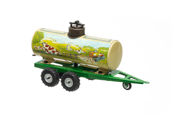 Kovap printed sheet metal tanker trailer left side with farm print on the front