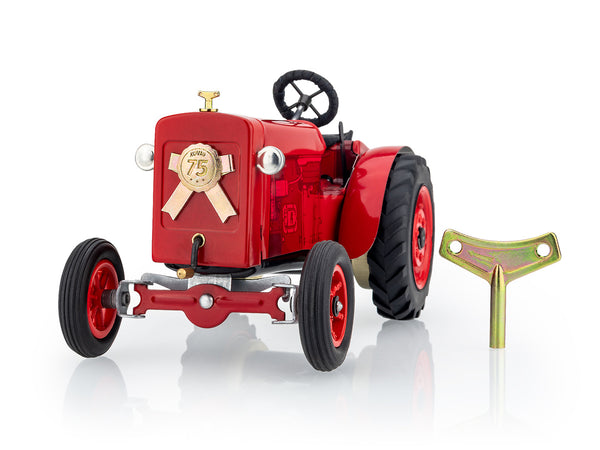 Kovap Tractor 75 Red wind-up tin toy