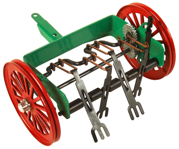 Kovap metal tedder farming tool green and red 