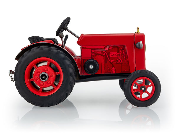 Kovap Tractor 75 Red tin toy side view