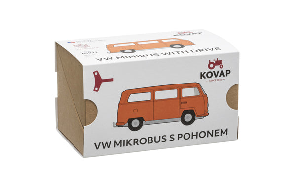 Kovap VW Minibus Box white with orange campervan on front