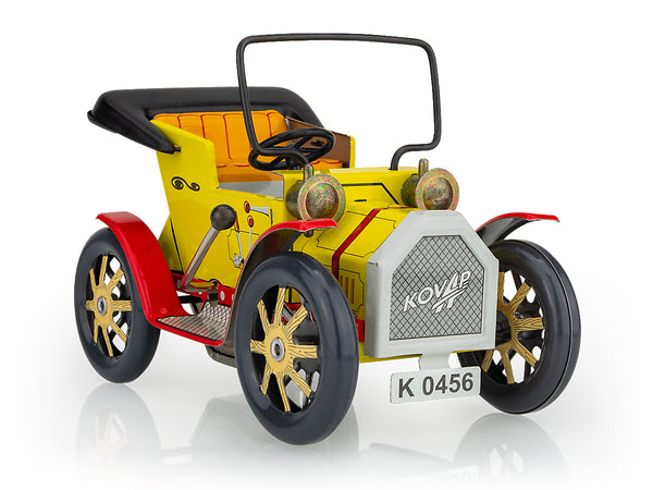 Kovap vintage tin car model side view